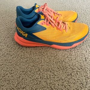 Hoka One One Women's Shorts - Vibrant Yellow and Coral